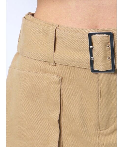 GYDA(ジェイダ)の「カーゴポケットスカートライクショートパンツ(スカート・レディース・チャコールグレー/ベージュ・FREE)」の16枚目の写真