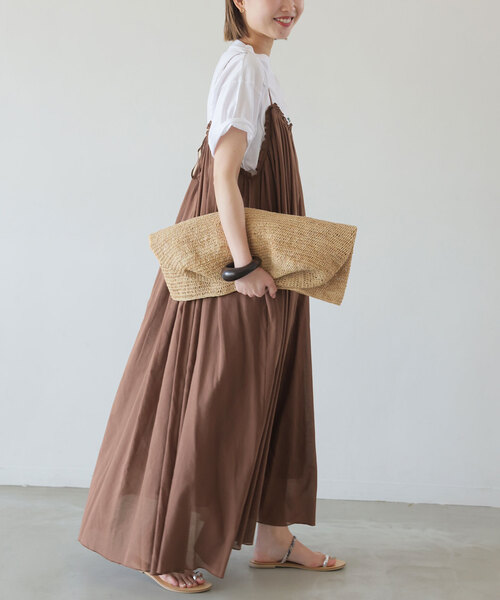 SLOBE IENA（スローブイエナ）の「コットンガーゼ ギャザー