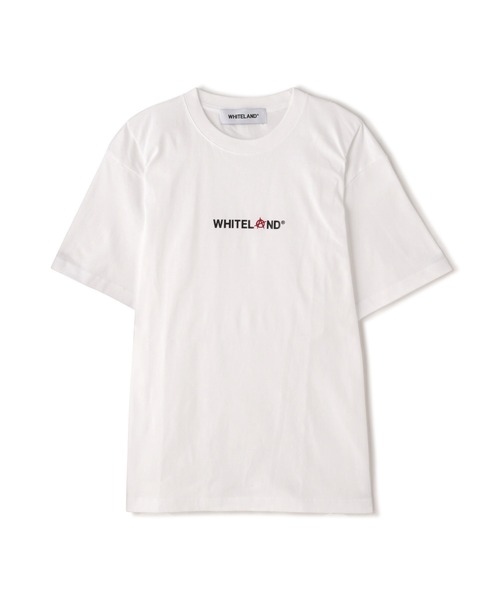 WHITELAND（ホワイトランド）の「WHITELAND/ホワイトランド/ANARCHY LOGO TEE（Tシャツ/カットソー・レディース・ホワイト/ブラック・F）」の2枚目の写真