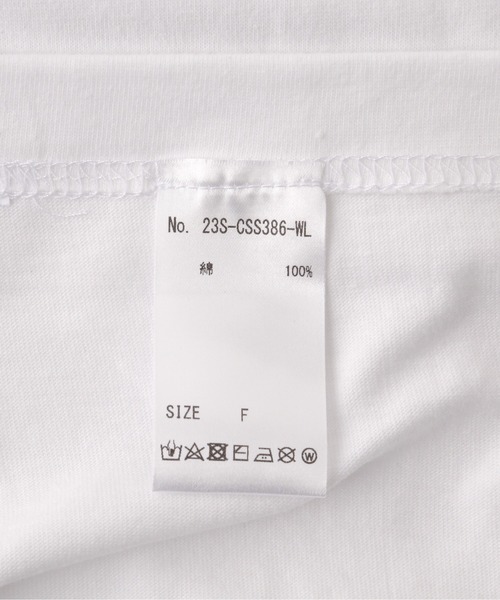 WHITELAND（ホワイトランド）の「WHITELAND/ホワイトランド/ANARCHY LOGO TEE（Tシャツ/カットソー・レディース・ホワイト/ブラック・F）」の11枚目の写真