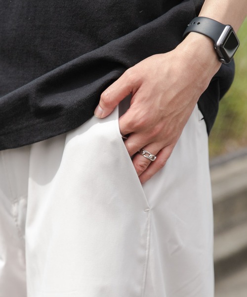 WEGO（ウィゴー）の「WEGO/【セットアップ対応】TECH EASYPANTS（スウェットパンツ・メンズ・ブラック/ライトグレー・MEDIUM/LARGE）」の5枚目の写真