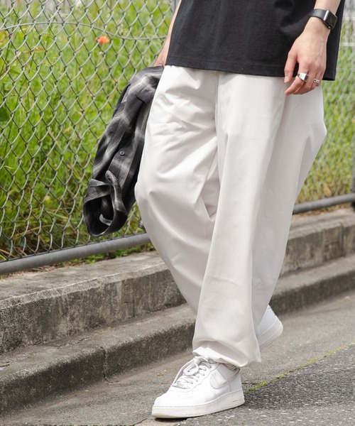 WEGO（ウィゴー）の「WEGO/【セットアップ対応】TECH EASYPANTS（スウェットパンツ・メンズ・ブラック/ライトグレー・MEDIUM/LARGE）」の13枚目の写真