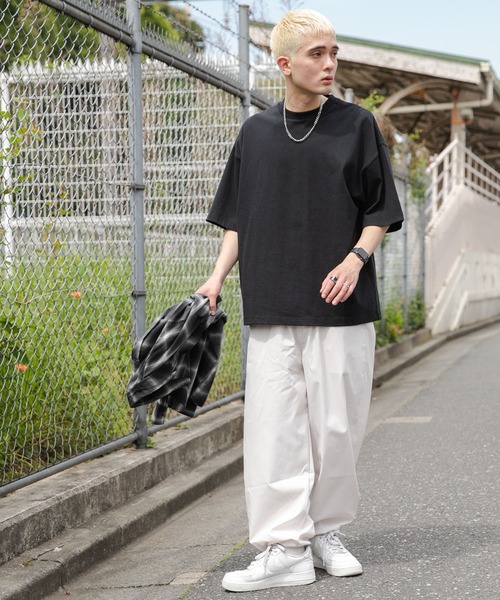 WEGO（ウィゴー）の「WEGO/【セットアップ対応】TECH EASYPANTS（スウェットパンツ・メンズ・ブラック/ライトグレー・MEDIUM/LARGE）」の9枚目の写真