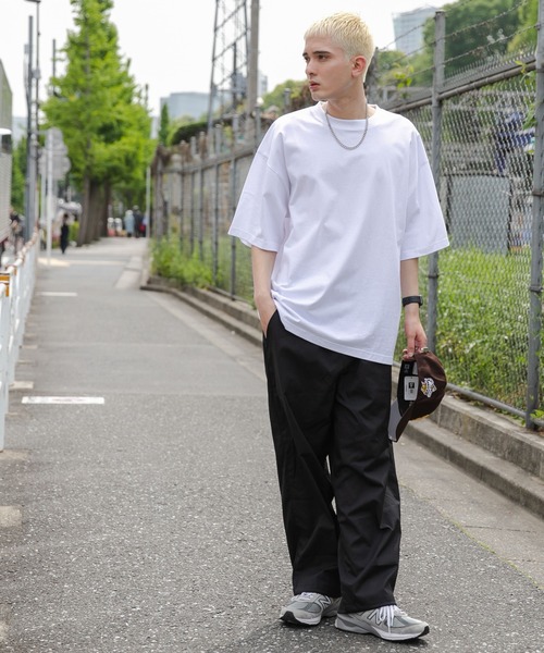 WEGO（ウィゴー）の「WEGO/【セットアップ対応】TECH EASYPANTS（スウェットパンツ・メンズ・ブラック/ライトグレー・MEDIUM/LARGE）」の7枚目の写真