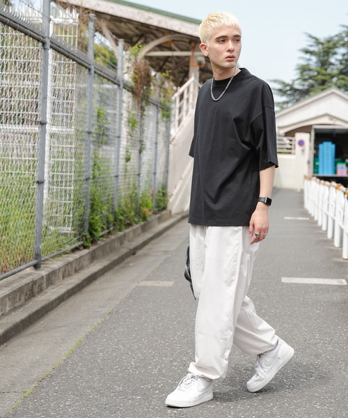 WEGO（ウィゴー）の「WEGO/【セットアップ対応】TECH EASYPANTS（スウェットパンツ・メンズ・ブラック/ライトグレー・MEDIUM/LARGE）」の10枚目の写真