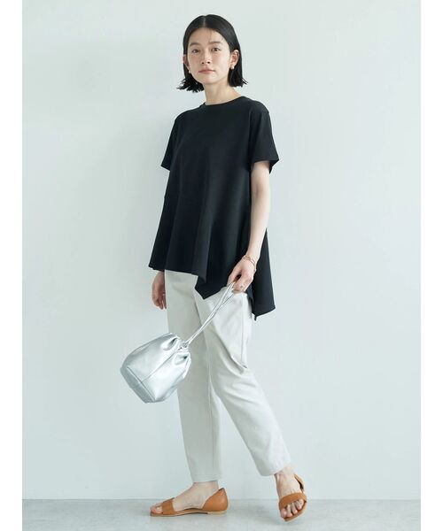 AMERICAN HOLIC(アメリカンホリック)の「美・美・COOL テーパードパンツ(その他パンツ・レディース・その他6/ブラウン/ライトグレー/ブラック/パープル・L/M/XS/S)」の14枚目の写真