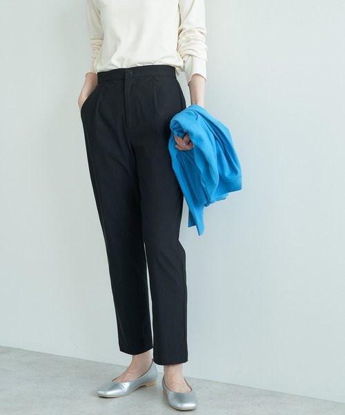 AMERICAN HOLIC(アメリカンホリック)の「美・美・COOL テーパードパンツ(その他パンツ・レディース・その他6/ブラウン/ライトグレー/ブラック/パープル・L/M/XS/S)」の2枚目の写真