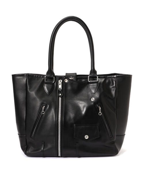 Schott（ショット）の「Schott/ショット/RIDERS TOTE BAG/ライダース トートバッグ（トートバッグ・メンズ・ブラック・F）」の5枚目の写真