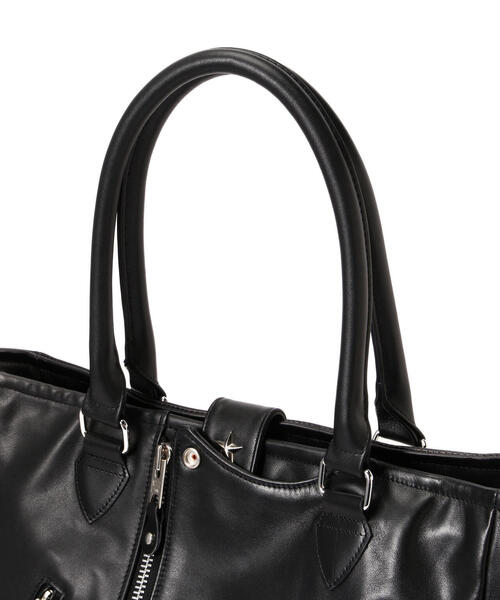 Schott（ショット）の「Schott/ショット/RIDERS TOTE BAG/ライダース トートバッグ（トートバッグ・メンズ・ブラック・F）」の3枚目の写真
