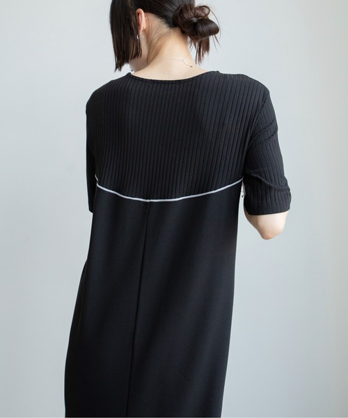 VACANCY（ヴァカンシー）の「コルセットライクドッキングワンピース（ワンピース・レディース・ブラック/ブルー/ダークブルー・FREE）」の11枚目の写真