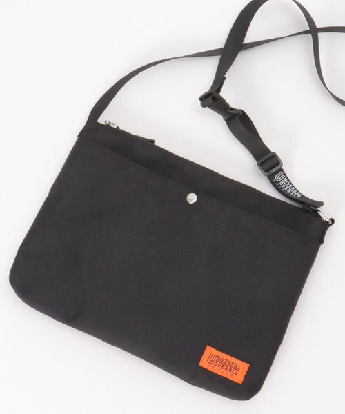 UNIVERSAL OVERALL（ユニバーサルオーバーオール）の「UNIVERSAL OVERALL ユニバーサルオーバーオール 撥水サコッシュ（ショルダーバッグ・メンズ・ブラック/オリーブ/ベージュ・FREE）」の18枚目の写真