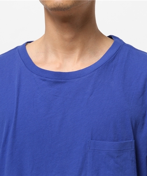 OUTLET（アウトレット）の「【Ciaopanic】32/-弱強燃天竺ビッグポケTee（Tシャツ/カットソー・メンズ・ブルー・LARGE/MEDIUM）」の5枚目の写真