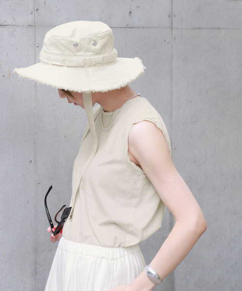 ・【SOLARIS HATMAKERS & Co. / ソラリス】FRAYED JUNGLE HAT
