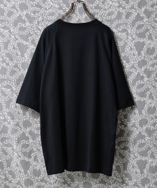 NUMBER (N)INE(ナンバーナイン)の「SCHOOL OF VISUAL COMEDY WIDE RIB LOOSE T-SHIRT(Tシャツ/カットソー・メンズ・ブラック/グレー・2/3/4)」の3枚目の写真