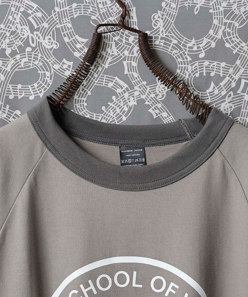 NUMBER (N)INE(ナンバーナイン)の「SCHOOL OF VISUAL COMEDY WIDE RIB LOOSE T-SHIRT(Tシャツ/カットソー・メンズ・ブラック/グレー・2/3/4)」の6枚目の写真