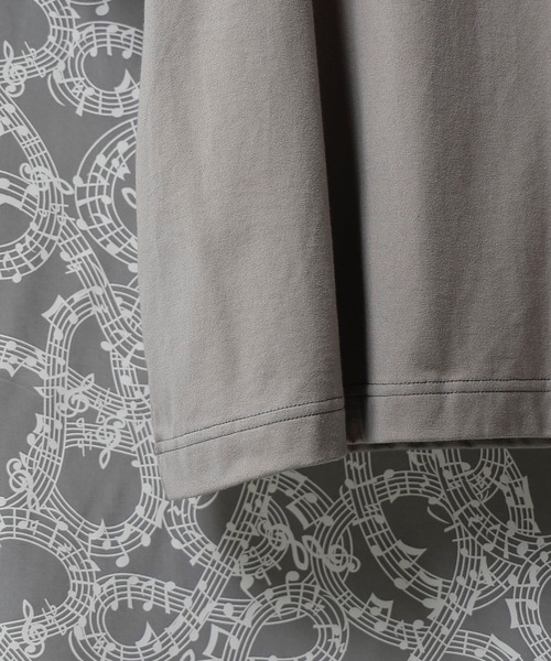 NUMBER (N)INE(ナンバーナイン)の「SCHOOL OF VISUAL COMEDY WIDE RIB LOOSE T-SHIRT(Tシャツ/カットソー・メンズ・ブラック/グレー・2/3/4)」の10枚目の写真