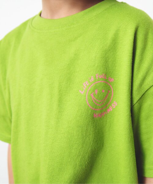 BREEZE（ブリーズ）の「ビビットカラーTシャツ（Tシャツ/カットソー・キッズ・ピンク/ブルー/ライム/チャコール/オレンジ・80/130/140/90/120/110/100）」の13枚目の写真