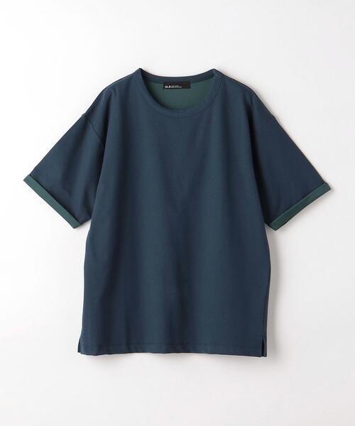 green label relaxing（グリーンレーベルリラクシング）の「ツイルリバー クルーネック Tシャツ（Tシャツ/カットソー・メンズ・ライトグレー/ベージュ/ネイビー・S/M/L/XL）」の12枚目の写真