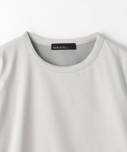 green label relaxing（グリーンレーベルリラクシング）の「ツイルリバー クルーネック Tシャツ（Tシャツ/カットソー・メンズ・ライトグレー/ベージュ/ネイビー・S/M/L/XL）」の7枚目の写真