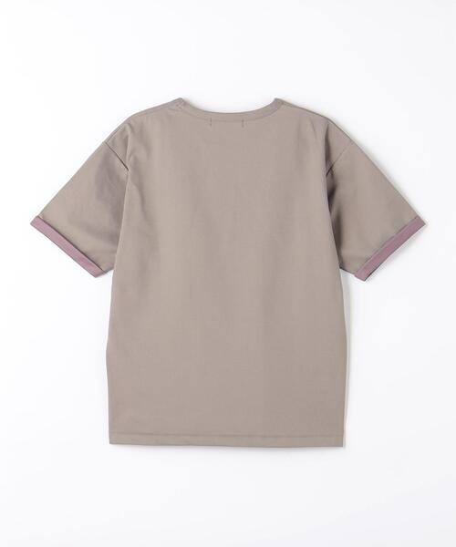 green label relaxing（グリーンレーベルリラクシング）の「ツイルリバー クルーネック Tシャツ（Tシャツ/カットソー・メンズ・ライトグレー/ベージュ/ネイビー・S/M/L/XL）」の18枚目の写真