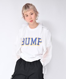 BIG カレッジロゴ・プリントTシャツ BUMP