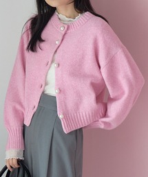 VIS | 【STAYC SUMIN着用】BIGパール釦カーディガン【洗える】(カーディガン/ボレロ)