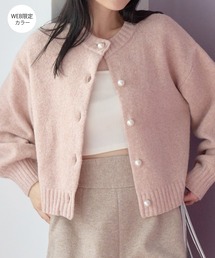 【シリーズ累計販売数3万点超え！】BIGパール釦カーディガン【新色】【洗える】