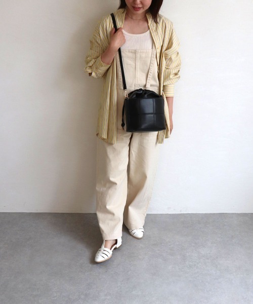 MIAN (ミアン)の「キルティング巾着ショルダーバッグ(ショルダーバッグ・レディース・ブラック/ライトベージュ/グレー・FREE)」の8枚目の写真