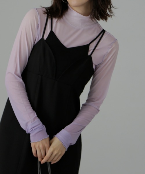 FREE'S MART（フリーズマート）の「◆柄ハイネックシアーカットソー（Tシャツ/カットソー・レディース・ブルー系その他/ピンク/ブルー・FREE）」の13枚目の写真