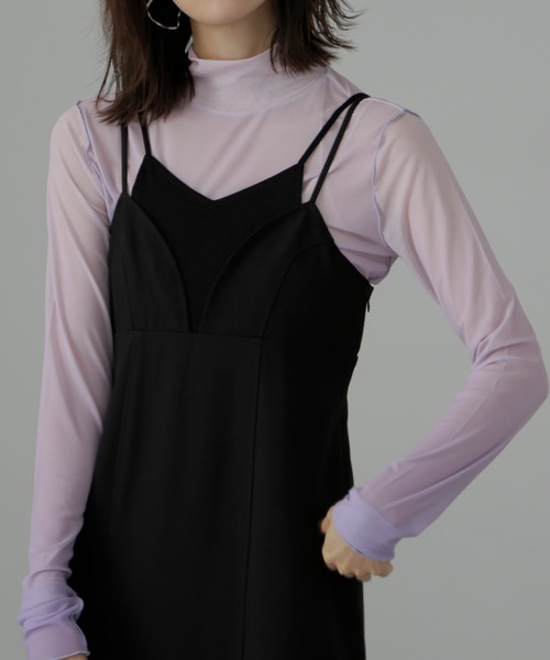 FREE'S MART（フリーズマート）の「◆柄ハイネックシアーカットソー（Tシャツ/カットソー・レディース・ブルー系その他/ピンク/ブルー・FREE）」の14枚目の写真