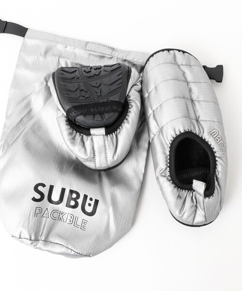 SUBU(スブ)の「【SUBU/スブ】PACKBLE F-LINE ウィンターサンダル(サンダル・メンズ・シルバー/ブラック/ベージュ・1/2/3)」の3枚目の写真