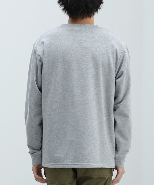 BEAMS HEART（ビームスハート）の「BEAMS HEART / 裏毛 ダンボール ロングスリーブ Tシャツ（Tシャツ/カットソー・メンズ・グレー/ブラウン系その他2/ホワイト・MEDIUM/LARGE/SMALL）」の21枚目の写真