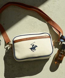 『BEVERLY HILLS POLO CLUB/ビバリーヒルズポロクラブ』キャンバスショルダーバッグ
