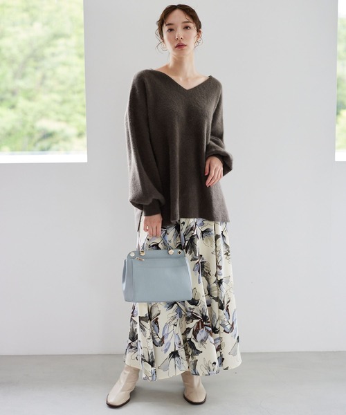Andemiu（アンデミュウ）の「【復刻/新色追加】10thカシメバッグ965314（ショルダーバッグ・レディース・ブラック/ベージュ/サックスブルー/モカ/レッド/ライトグレー/シルバー/ゴールド/アイボリー/ミント・FREE）」の20枚目の写真