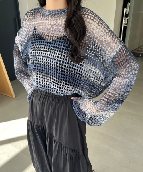 アパルトモン　 メッシュ　ニット　未使用‼️ Mesh Knit（ニット／セーター）｜L'Appartement（アパルトモン