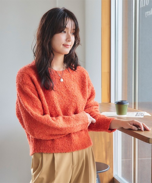 titivate（ティティベイト）の「ブークレニットプルオーバー（ニット