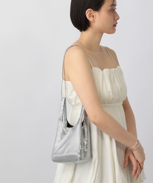 A part by(アパートバイ)の「キラキラバッグ(ショルダーバッグ・レディース・ゴールド/シルバー/ライトグリーン/ブラック/ライトブルー・FREE)」の4枚目の写真