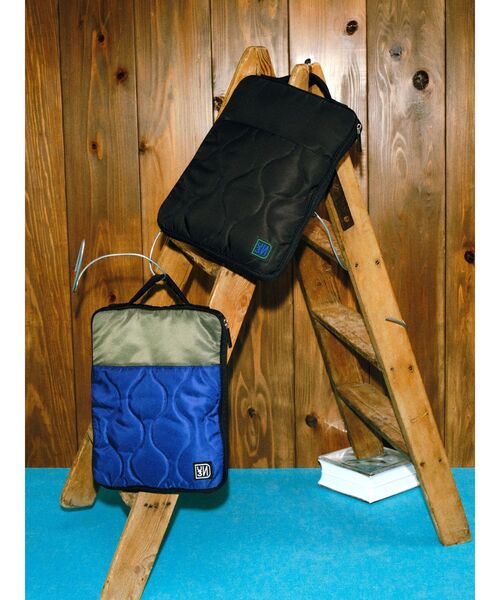 NYLON QUILTING PC BAG / ナイロンキルティングPCバッグ（PC