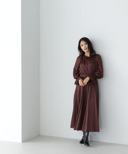 NATURAL BEAUTY BASIC（ナチュラルビューティーベーシック）の「◇フロッキードットブラウス＆スカート（シャツ/ブラウス・レディース・ブラウン系その他/ピンク系その他/グレー系その他・SMALL/MEDIUM）」の19枚目の写真