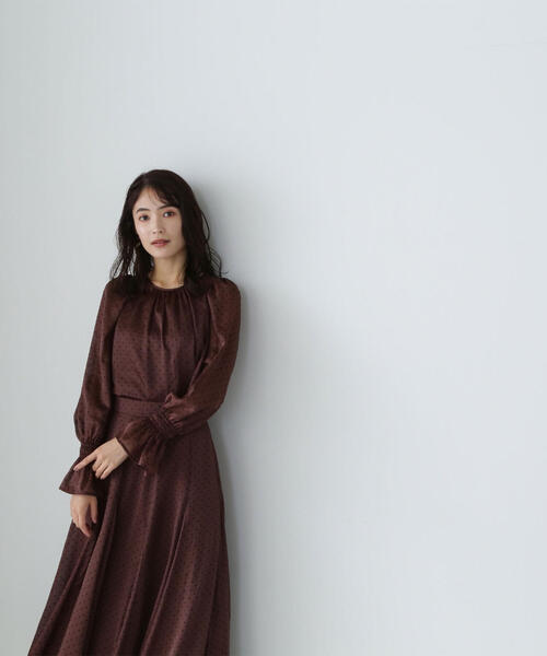 NATURAL BEAUTY BASIC（ナチュラルビューティーベーシック）の「◇フロッキードットブラウス＆スカート（シャツ/ブラウス・レディース・ブラウン系その他/ピンク系その他/グレー系その他・SMALL/MEDIUM）」の18枚目の写真