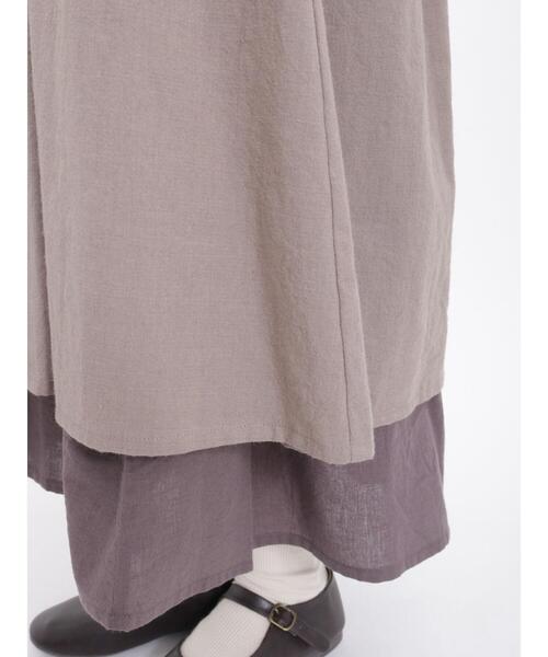 Samansa Mos2(サマンサ モスモス)の「セットジレワンピース(ワンピース・レディース・ブラック/ベージュ/キナリ・F)」の18枚目の写真