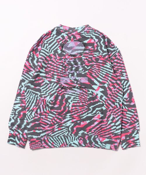 Quiksilver(クイックシルバー)の「RADICAL TIMES CREW Y/クイックシルバーキッズ袖切り替えバックプリントプルオーバースウェット(スウェット・キッズ・ブラック/バーガンディー・150/130/160/140)」の6枚目の写真
