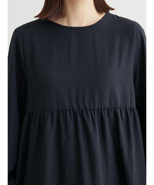 Green　Parks（グリーンパークス）の「B.SET2点ニットジレ+ワンピース（ワンピース・レディース・オフホワイト/ブラック・FREE）」の17枚目の写真