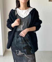 apres jour mignon | シアーマーブルキャミワンピース【ZOZOTOWN限定アイテム】(ワンピース)