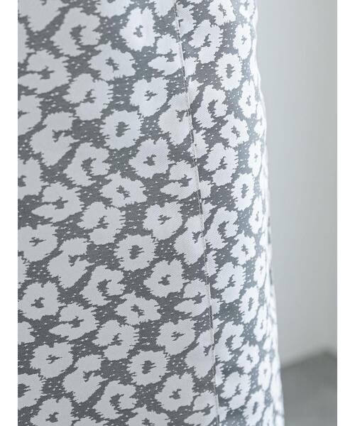 Te chichi(テチチ)の「レオパードジャカードナロースカート(スカート・レディース・ブラック/グレー・F)」の6枚目の写真