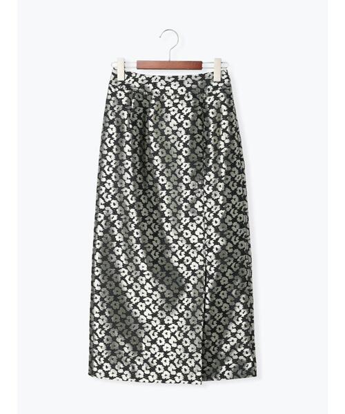 Te chichi(テチチ)の「レオパードジャカードナロースカート(スカート・レディース・ブラック/グレー・F)」の15枚目の写真