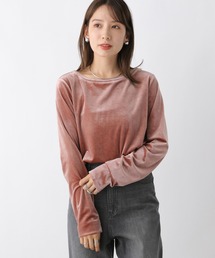 LEPSIM | ベロア長袖プルオーバー　964241(Tシャツ/カットソー)