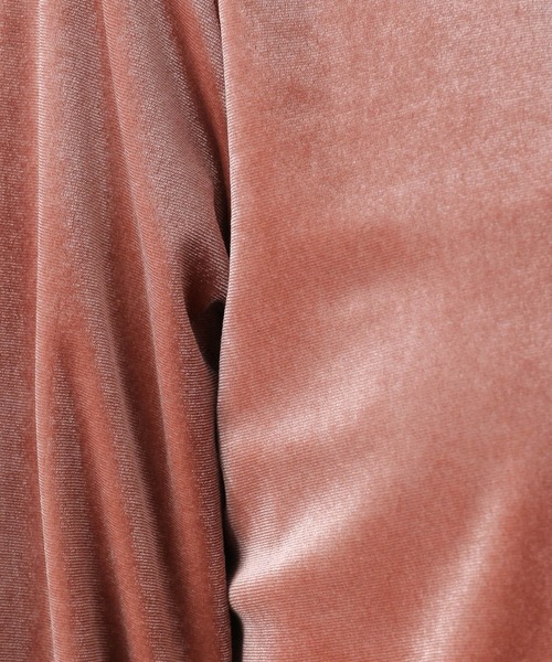 LEPSIM（レプシィム）の「ベロア長袖プルオーバー　964241（Tシャツ/カットソー・レディース・カーキ/ピンク・FREE）」の19枚目の写真