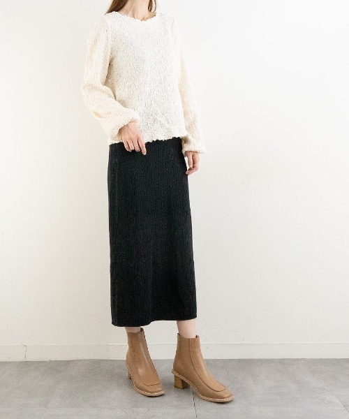 Fabby fabby(ファビィーファビィー)の「ローヒールモカショートブーツ(ブーツ・レディース・ブラウン/ベージュ/ブラック・LARGE/MEDIUM/SMALL)」の9枚目の写真