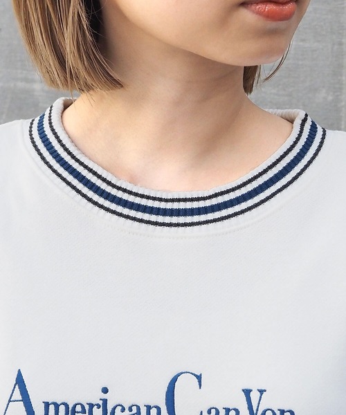tiptop(ティップトップ)の「【3色展開】裏毛ラインリブビッグプルオーバー(スウェット・レディース・ネイビー/グレー/アイボリー・FREE)」の11枚目の写真